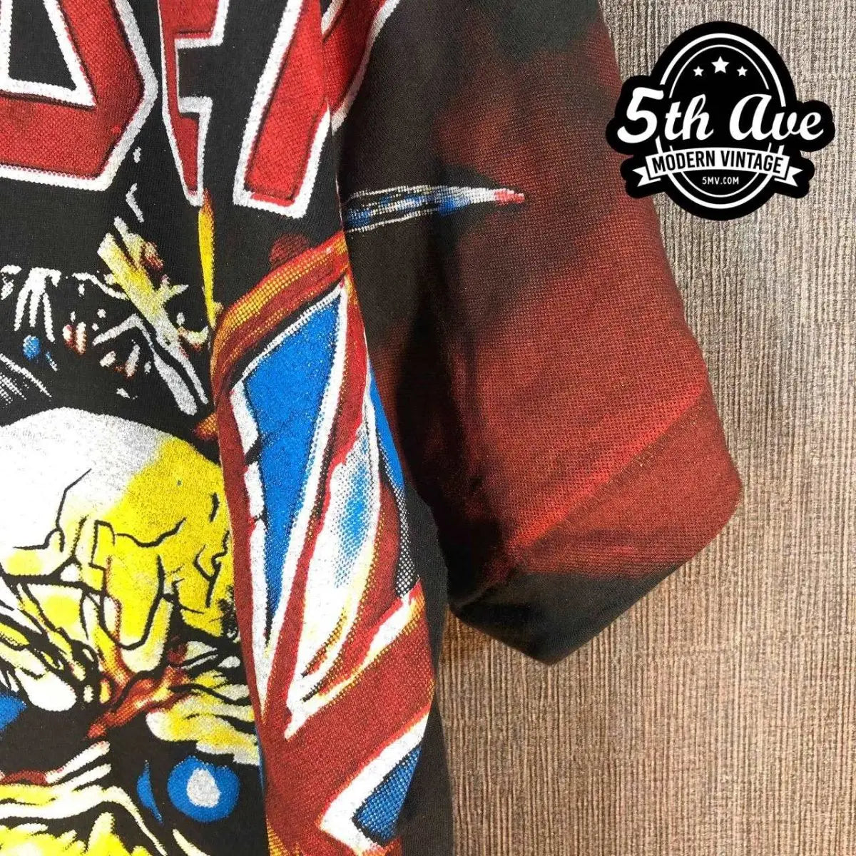 Iron Maiden: All-Over Print Single Stitch t shirt with Iconic Artwork - Vintage Band Shirts