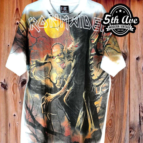 AOP iron shops maiden shirt