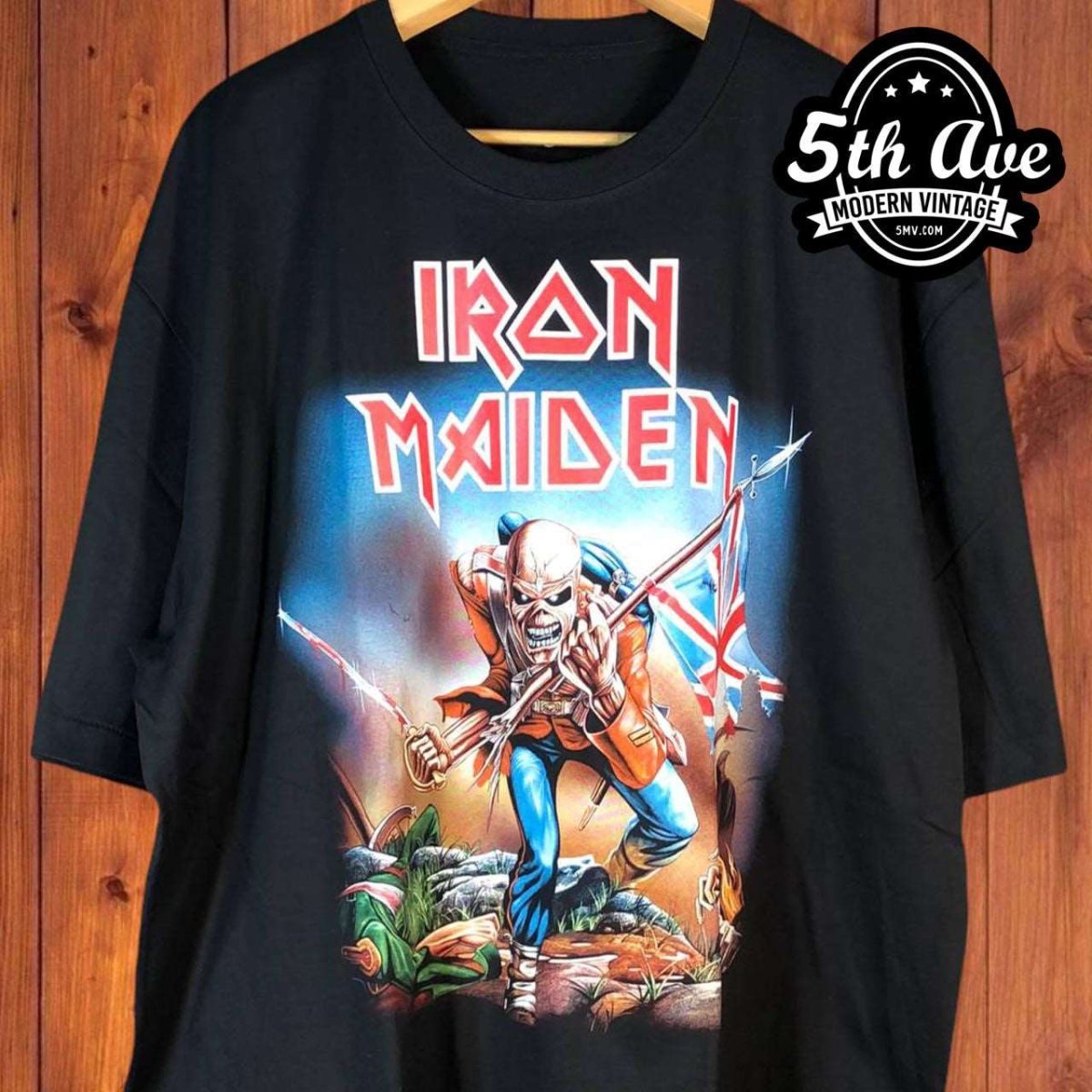 Iron Maiden 'The Trooper' t shirt: Celebrating a Heavy Metal Classic - Vintage Band Shirts