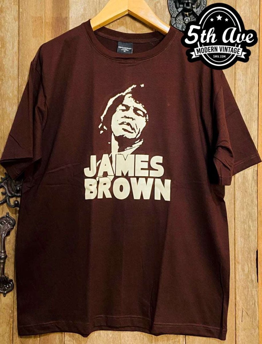 James Brown - New Vintage Band T shirt - Vintage Band Shirts