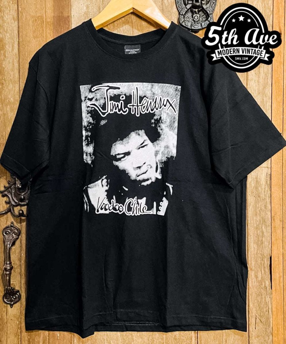 Jimi Hendrix Voodoo Child - New Vintage Band T shirt - Vintage Band Shirts