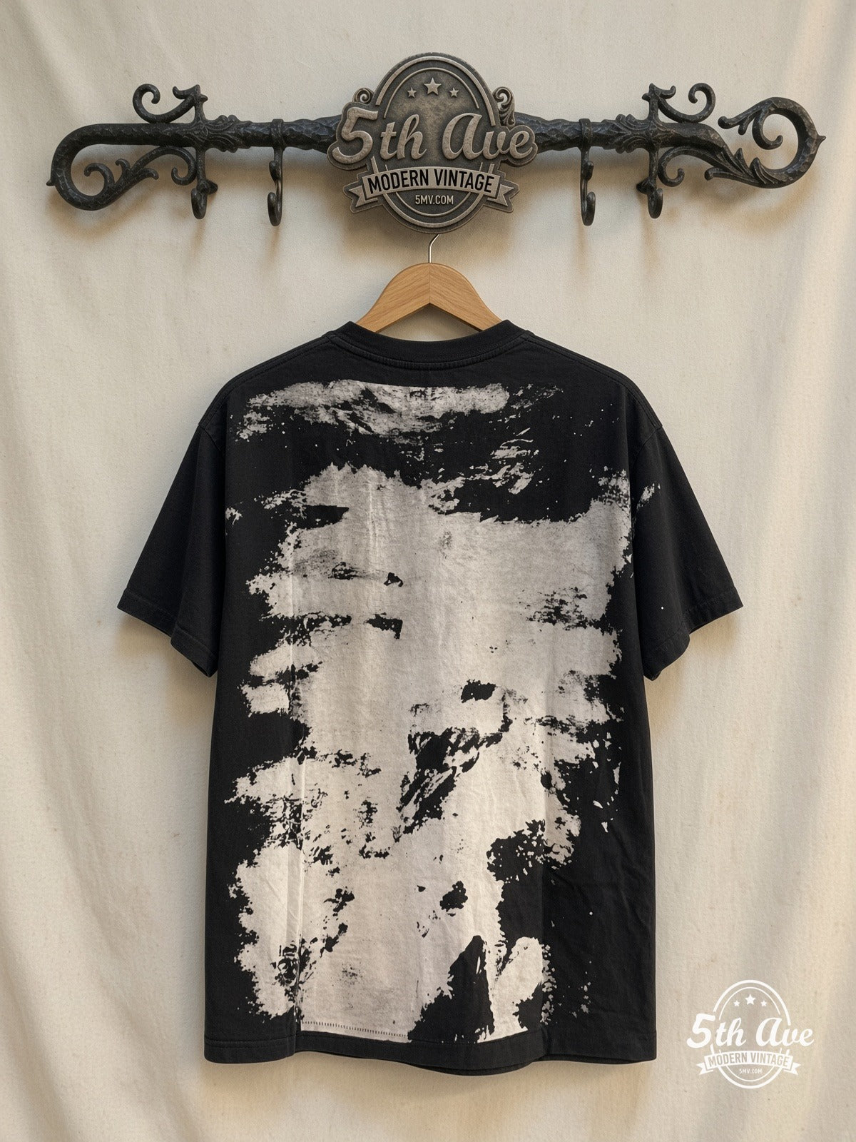 John Lennon NYC Pink Tank vintage t-shirt back on rack