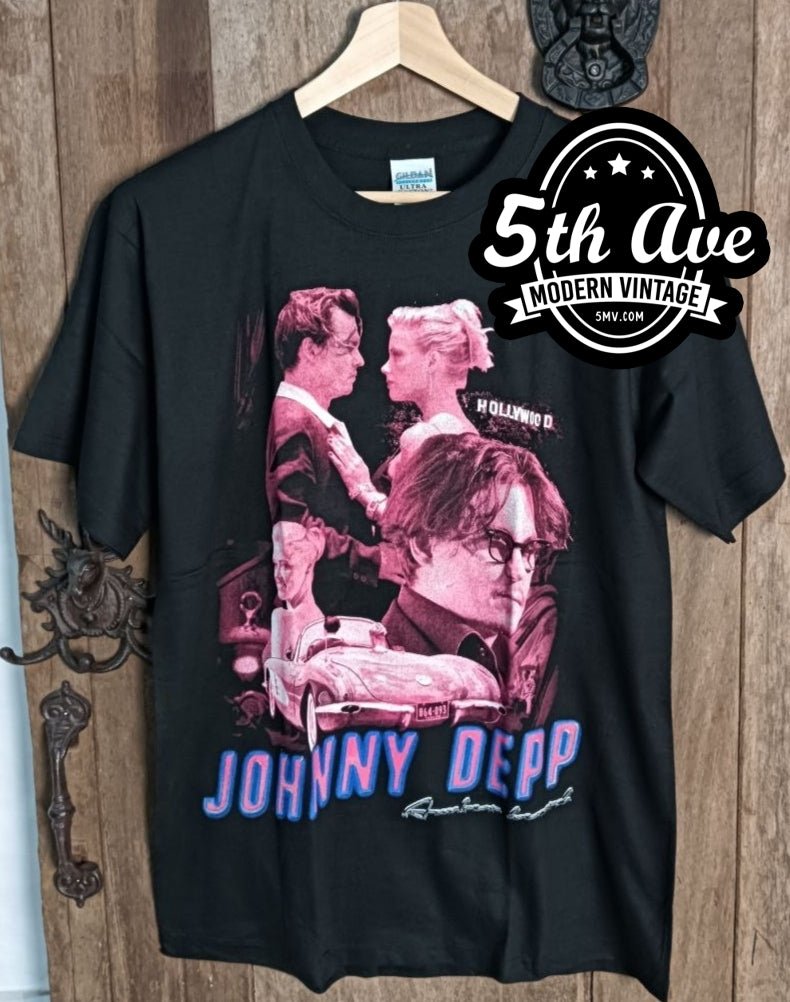 Johnny Depp Amber Heard T Shirt - Vintage Band Shirts