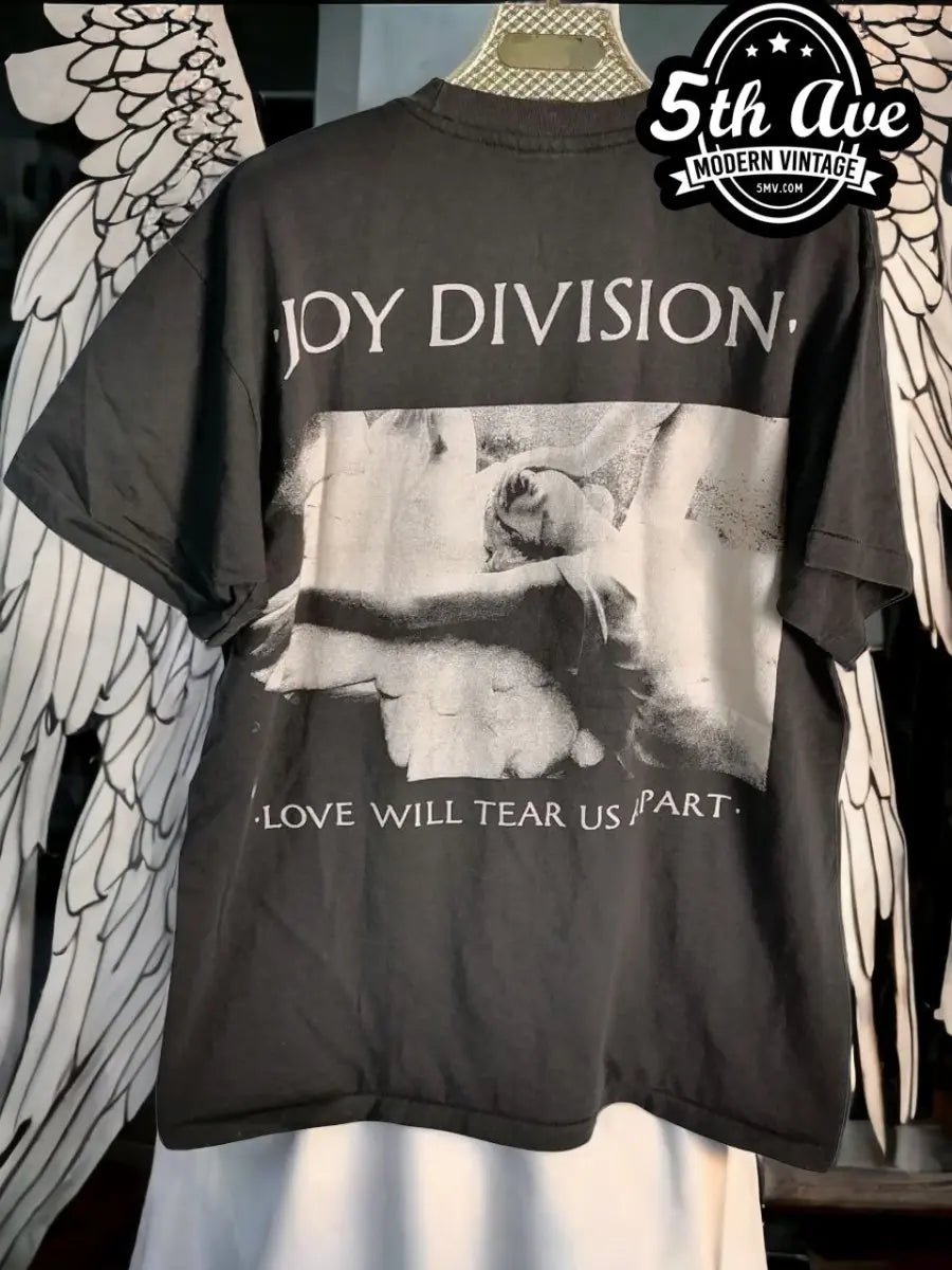 Joy Division 'Unknown Pleasures' Love Will Tear Us Apart - Vintage Reprint Band T-Shirt - Vintage Band Shirts