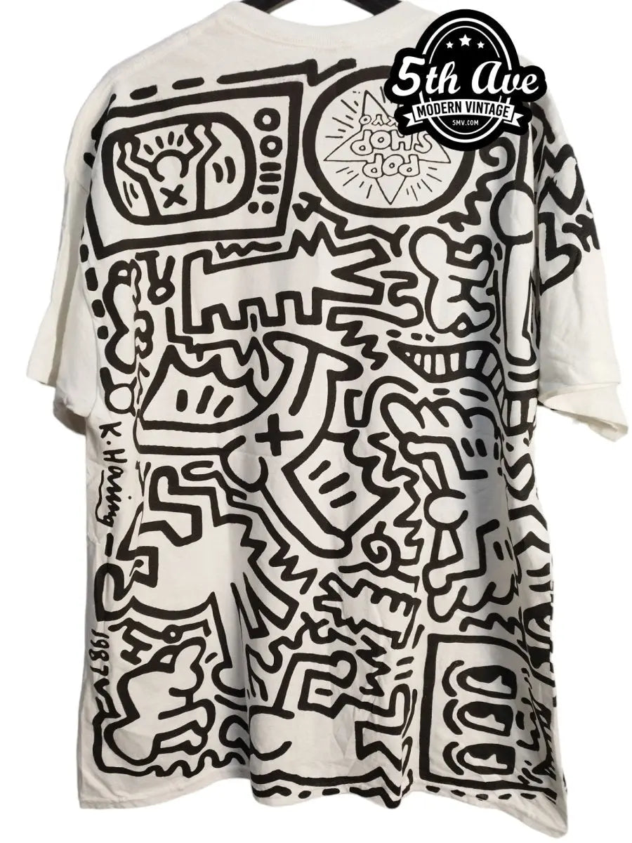 Keith Haring OVP All Over Print T Shirt - Vintage Band Shirts