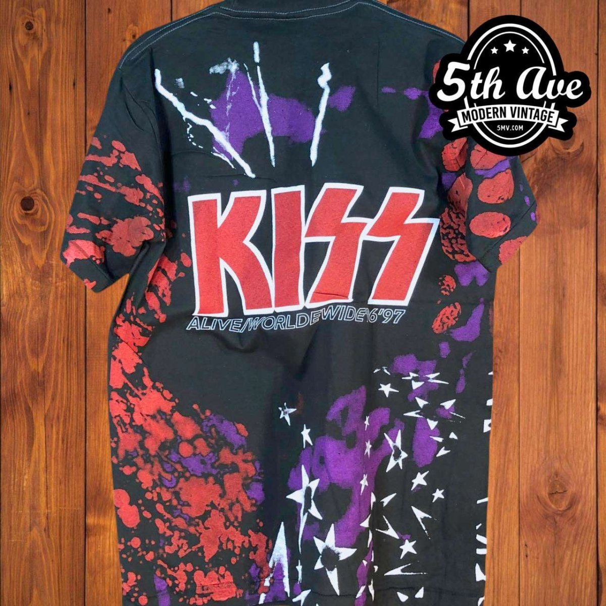 Vintage factory KISS Alive Worldwide 96’ 97’ Concert Shirt