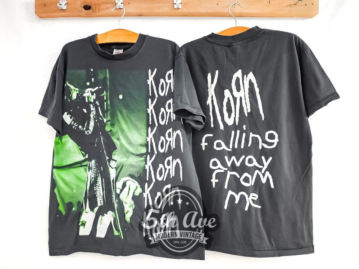 Korn 'Falling Away from Me' - Vintage Reprint Band T-Shirt - Vintage Band Shirts