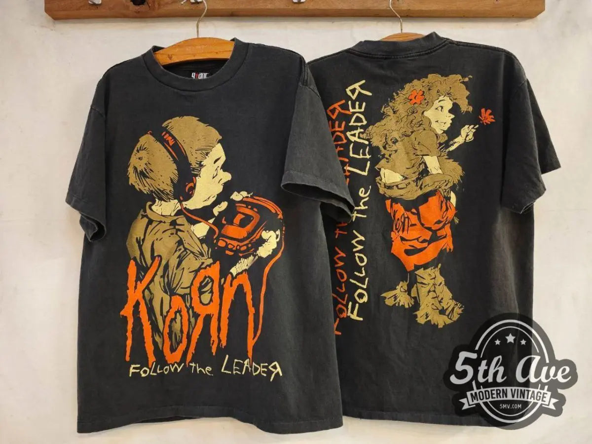 Korn Follow the Leader - New Vintage Band T shirt - Vintage Band Shirts