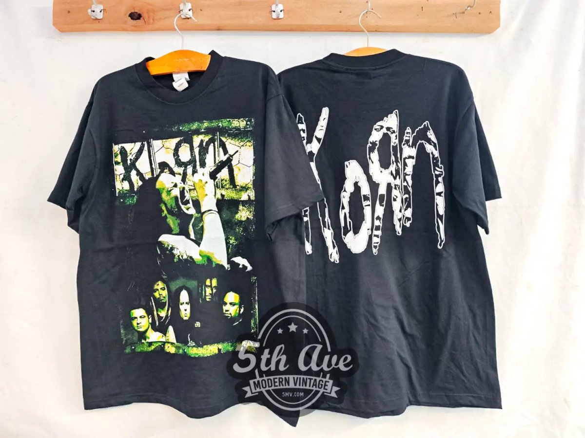 Korn - New Vintage Band T shirt - Vintage Band Shirts