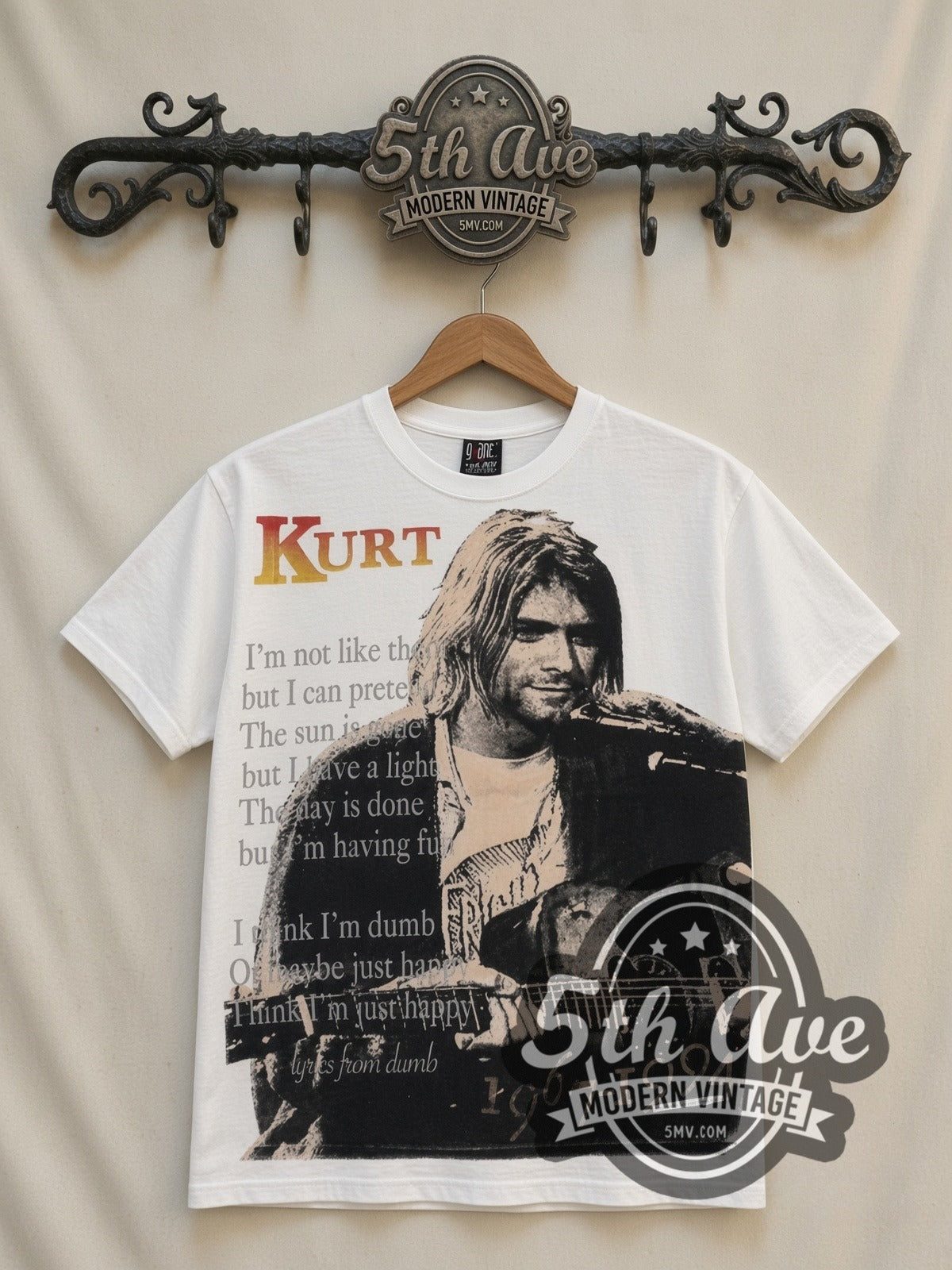 Kurt Cobain 1967-1994 Live At Last All Over Print Vintage Graphic Tee