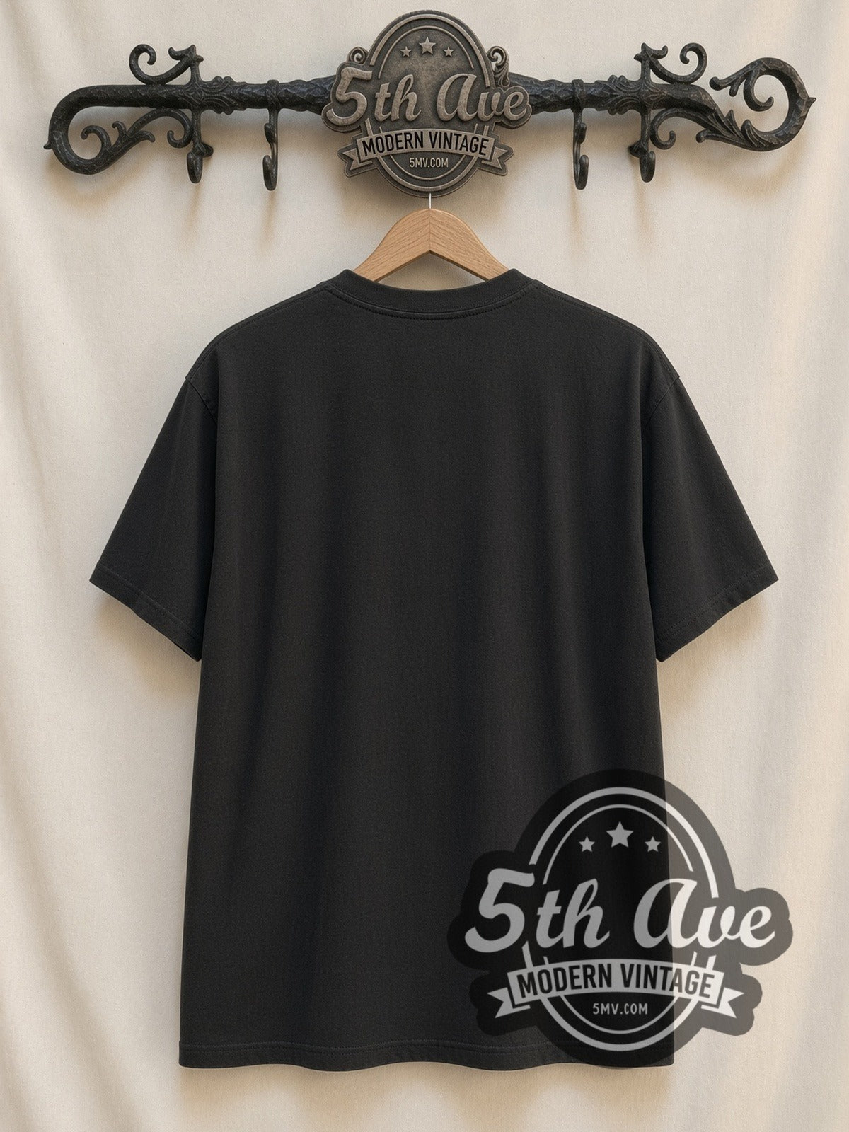 Nirvana Kurt Cobain KC Film Strip 1967 1994 vintage band t-shirt, back view on the 5MV rack