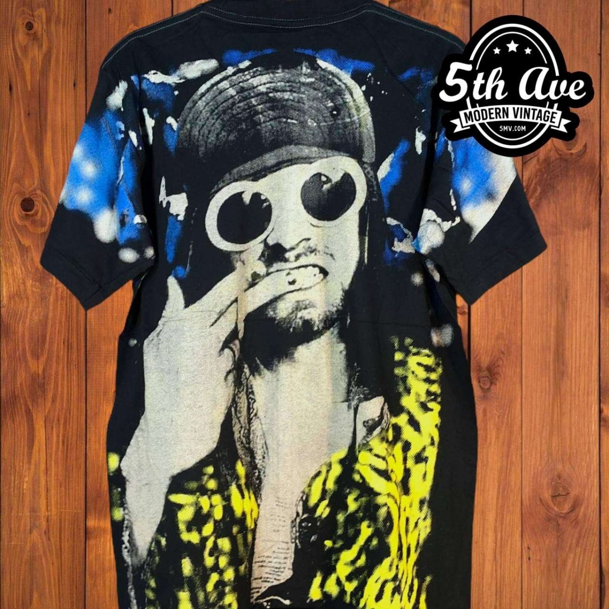 Kurt Cobain Nirvana - AOP all over print New Vintage Band T shirt - Vintage Band Shirts