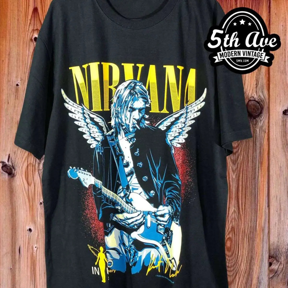 Kurt Cobain Nirvana - New Vintage Band T shirt - Vintage Band Shirts Kurt Cobain Nirvana - New Vintage Band T shirt - Vintage Band Shirts