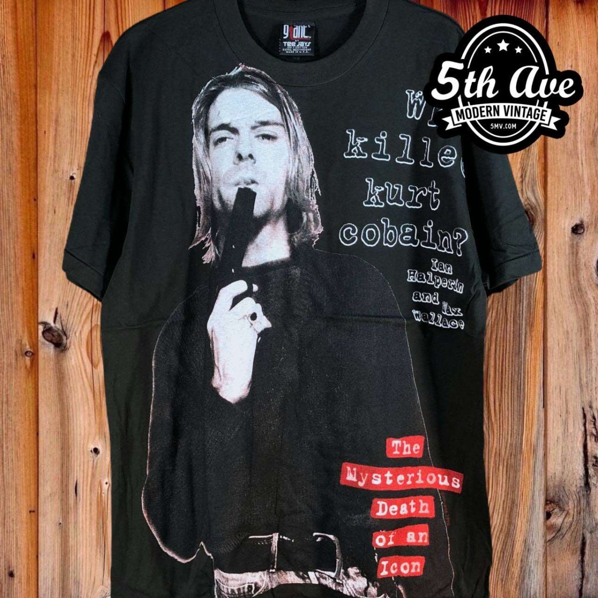 Kurt Cobain Nirvana Who Killed Kurt Cobain - AOP all over print New Vintage Band T shirt - Vintage Band Shirts