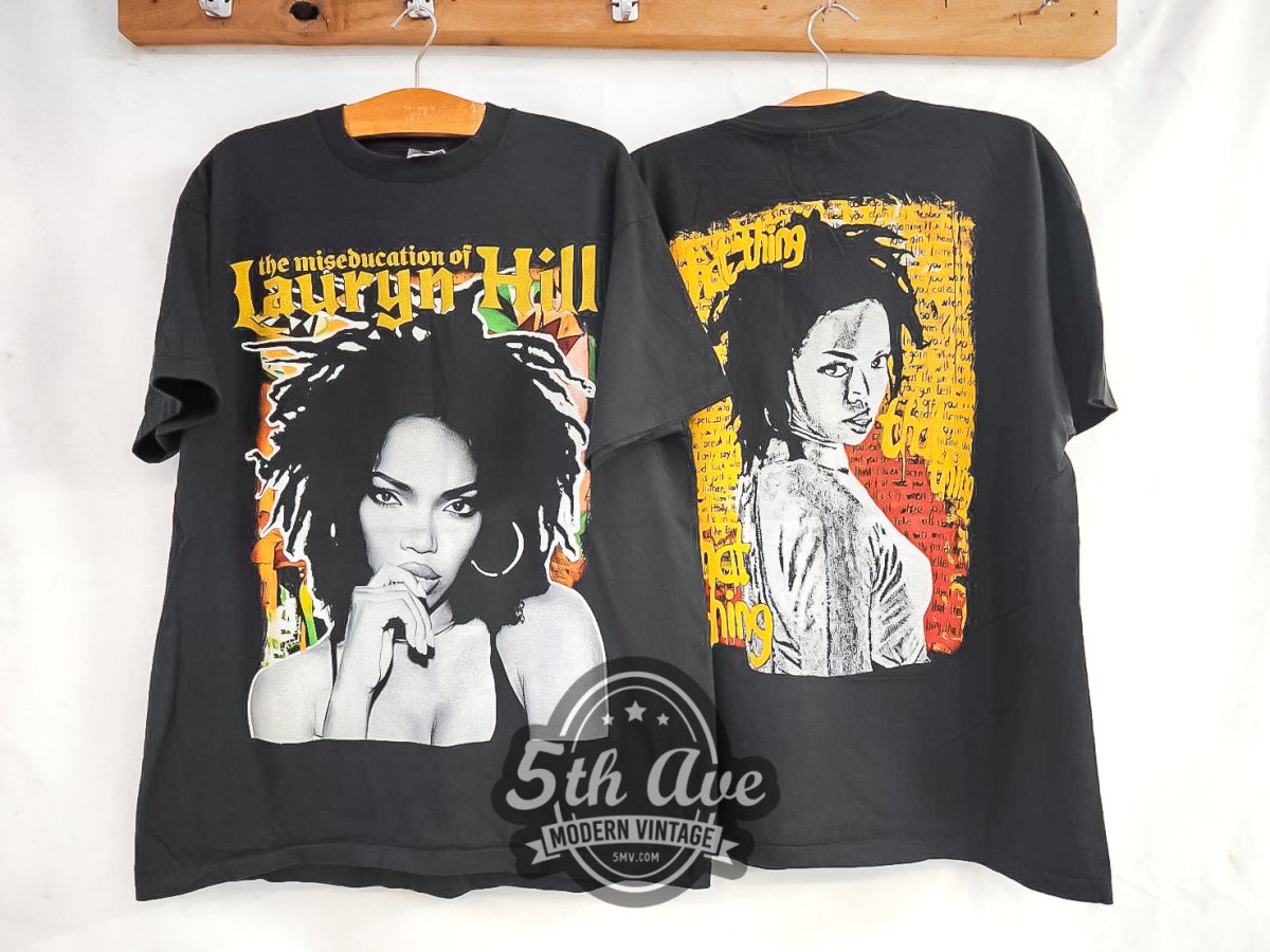 Lauryn Hill 'The Miseducation of Lauryn Hill' Doo Wop (That Thing) - Vintage Reprint Band T-Shirt - Vintage Band Shirts