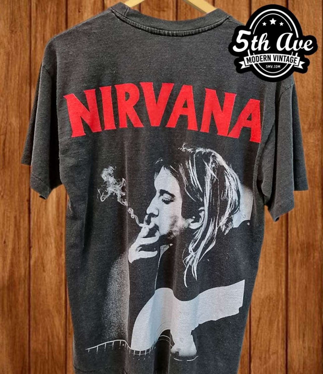 Legendary Smoke: Kurt Cobain Tribute t shirt - Vintage Band Shirts