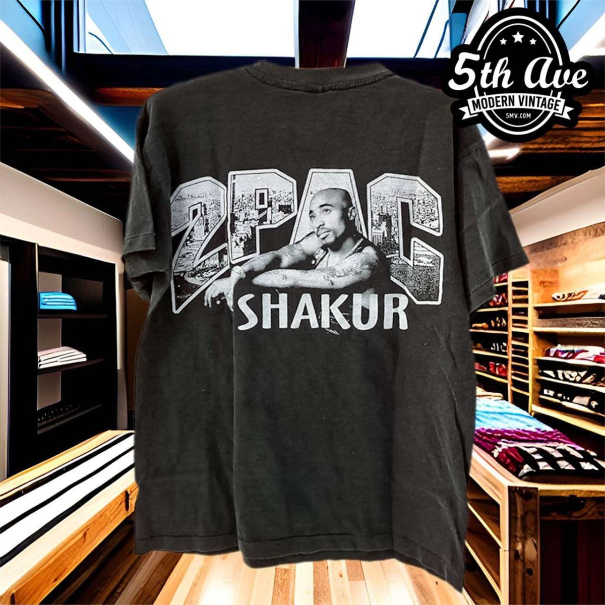 Legendary Thug Life Tribute: Tupac Shakur t shirt - Vintage Band Shirts