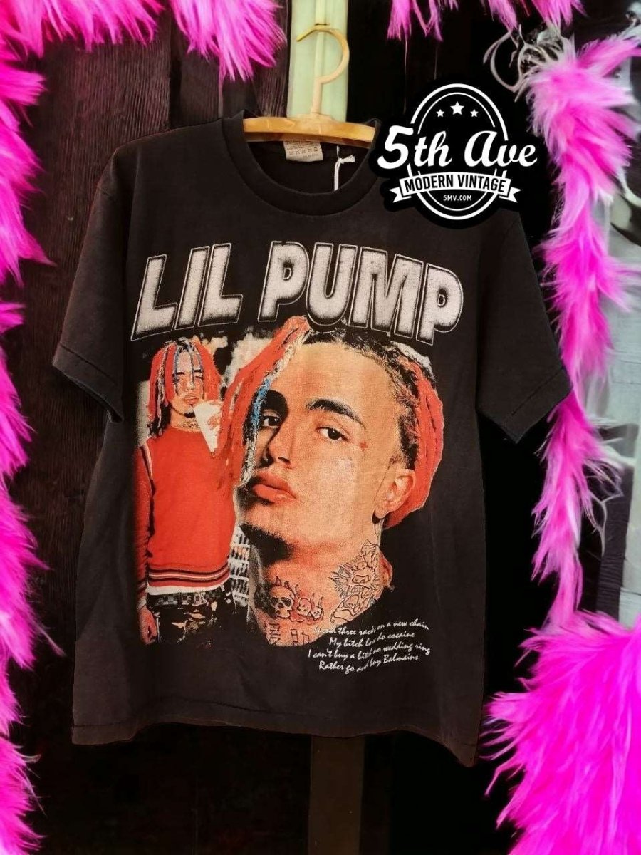 Lil Pump Bootleg Single Stitch t shirt, - Vintage Band Shirts