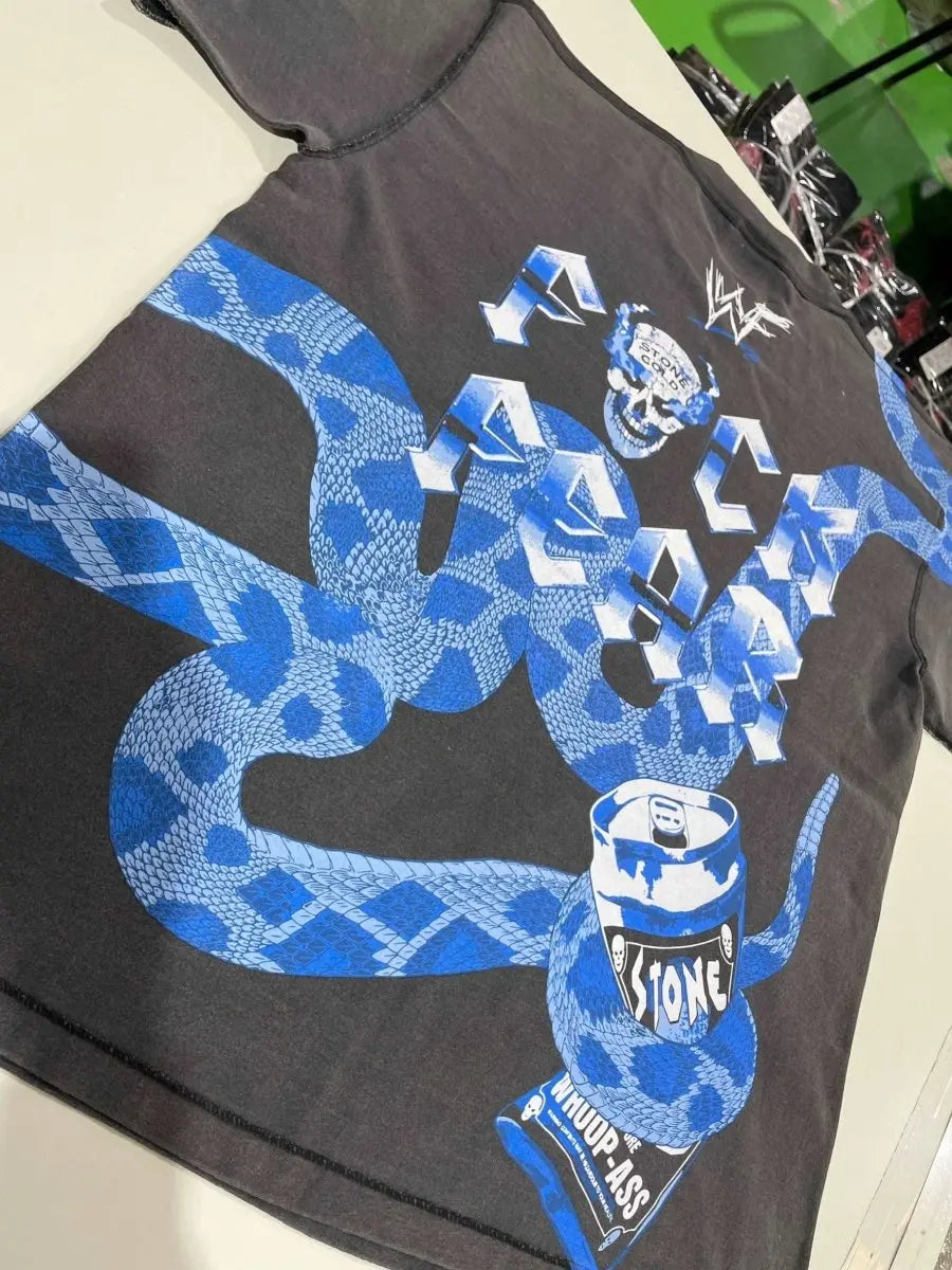 Limited Edition Stone Cold Steve Austin WWF Wrestling T Shirt - A Masterpiece - Vintage Band Shirts