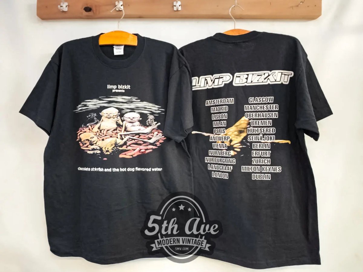 Limp Bizkit Chocolate Starfish and the Hot Dog Flavored Water - New Vintage Band T shirt - Vintage Band Shirts