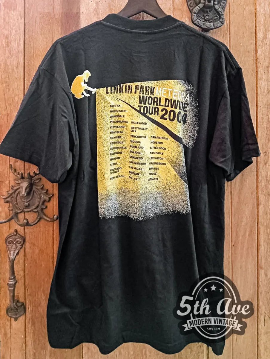 Linkin Park The Meteora Worldwide Tour 2004 - New Vintage Band T shirt - Vintage Band Shirts