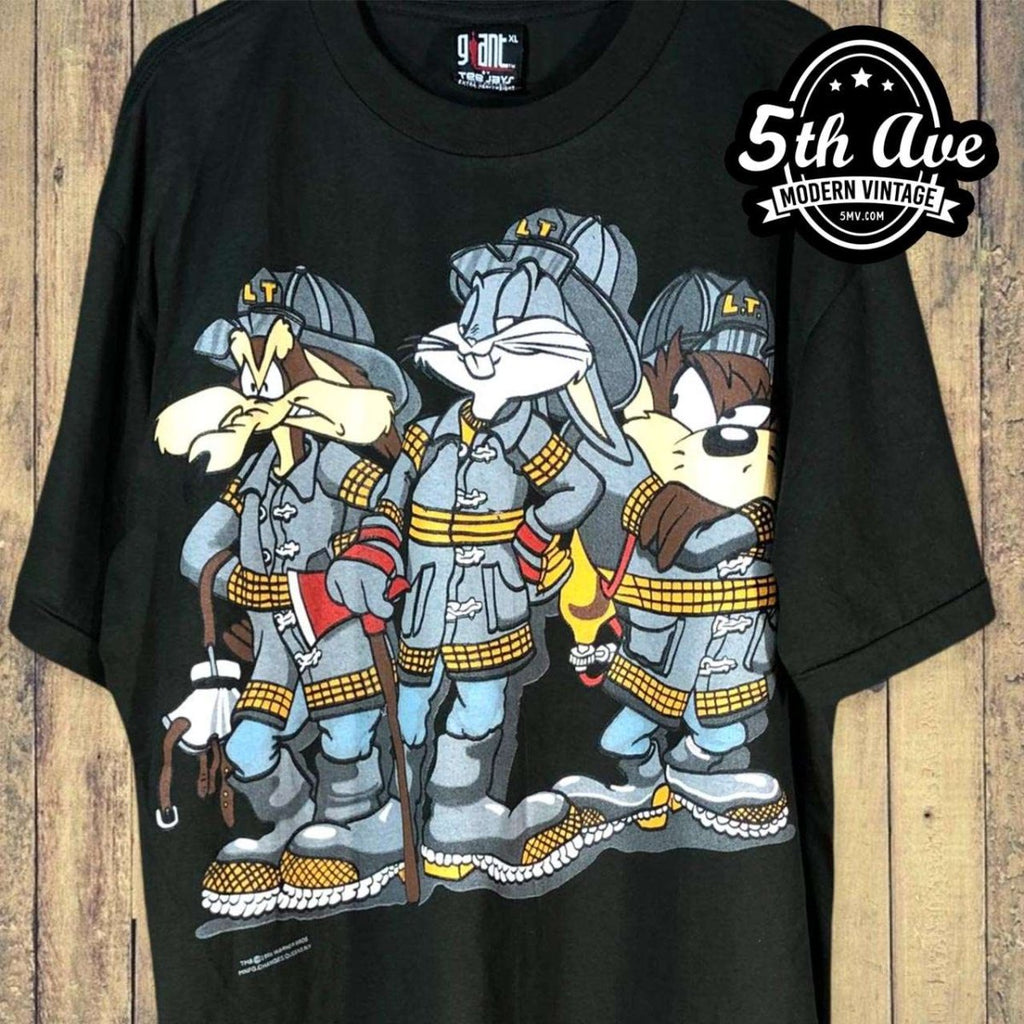 Looney Tunes Bugs Bunny Taz-Mania and Ralph Wolf - New Vintage Animation T  shirt