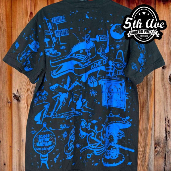 Rare!! Marvin the martian in yo face vintage 90s shirt