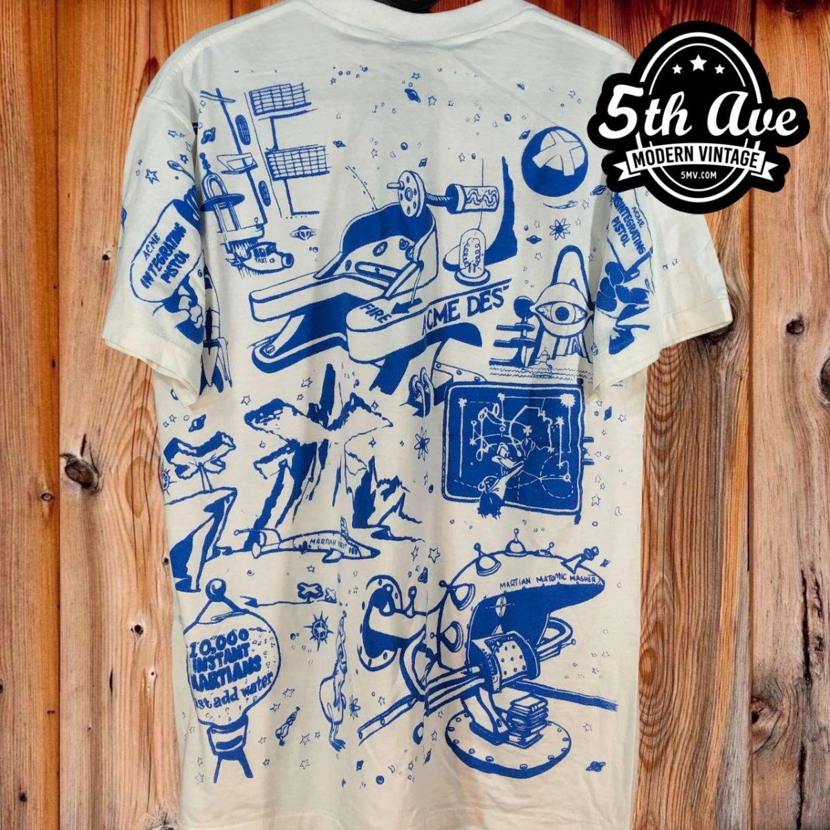 Rare!! Marvin the martian in yo face vintage 90s shirt