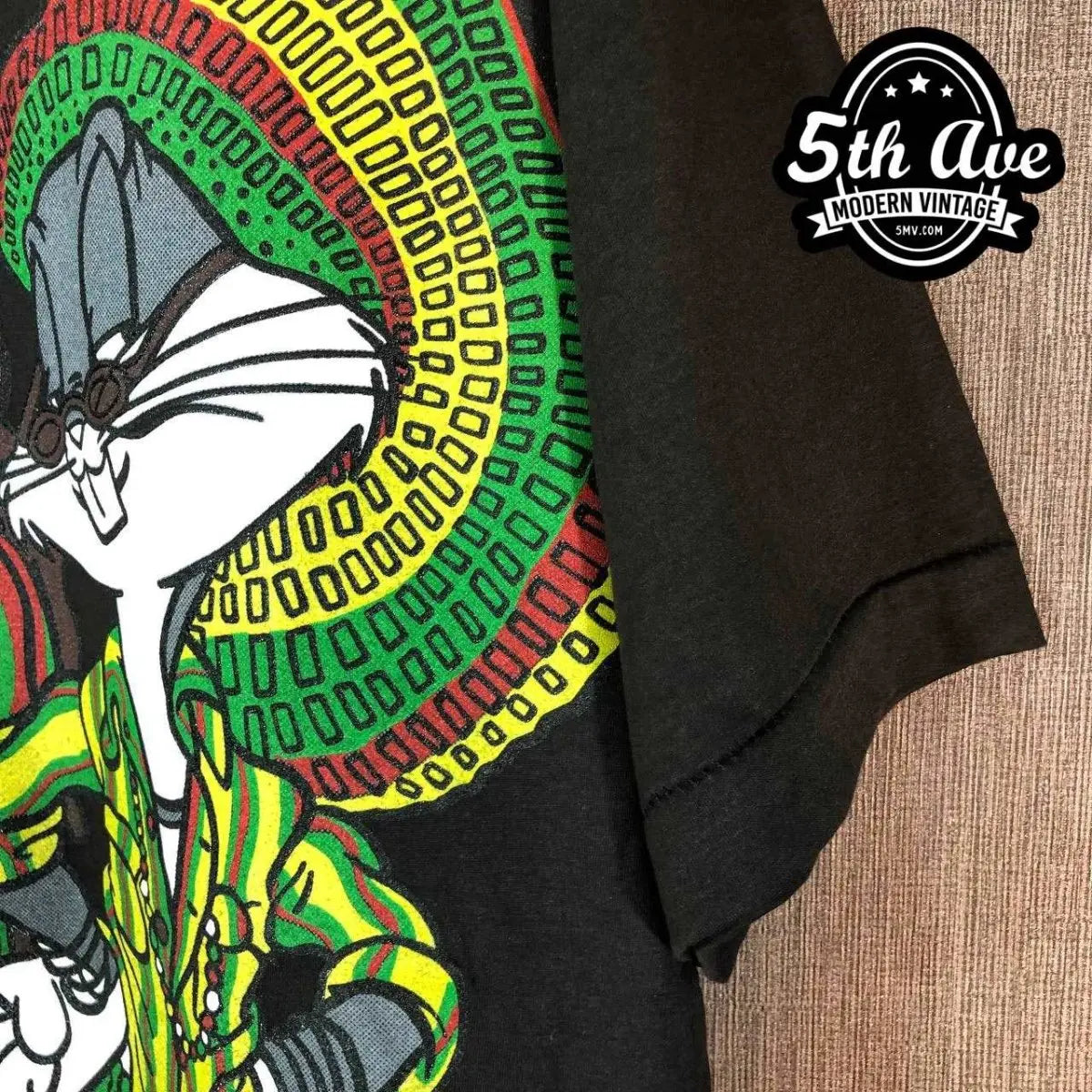 Looney Tunes Rasta Bugs Bunny and Tasmanian Devil - New Vintage Animation T shirt - Vintage Band Shirts