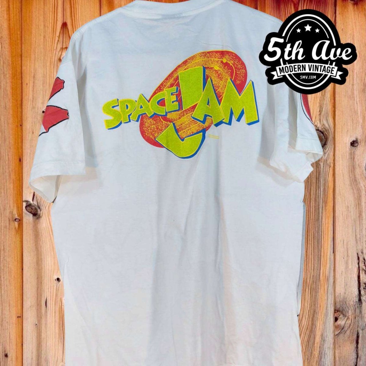 Looney Tunes Space Jam - AOP all over print New Vintage Animation T shirt - Vintage Band Shirts