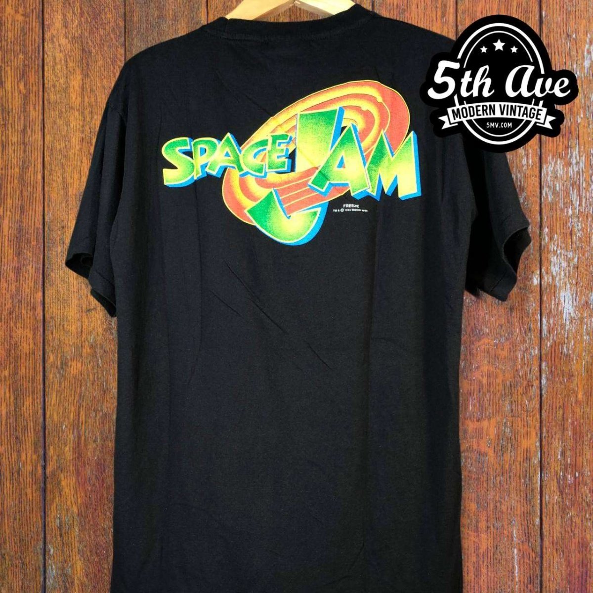 Looney Tunes Space Jam - AOP all over print New Vintage Animation T shirt - Vintage Band Shirts