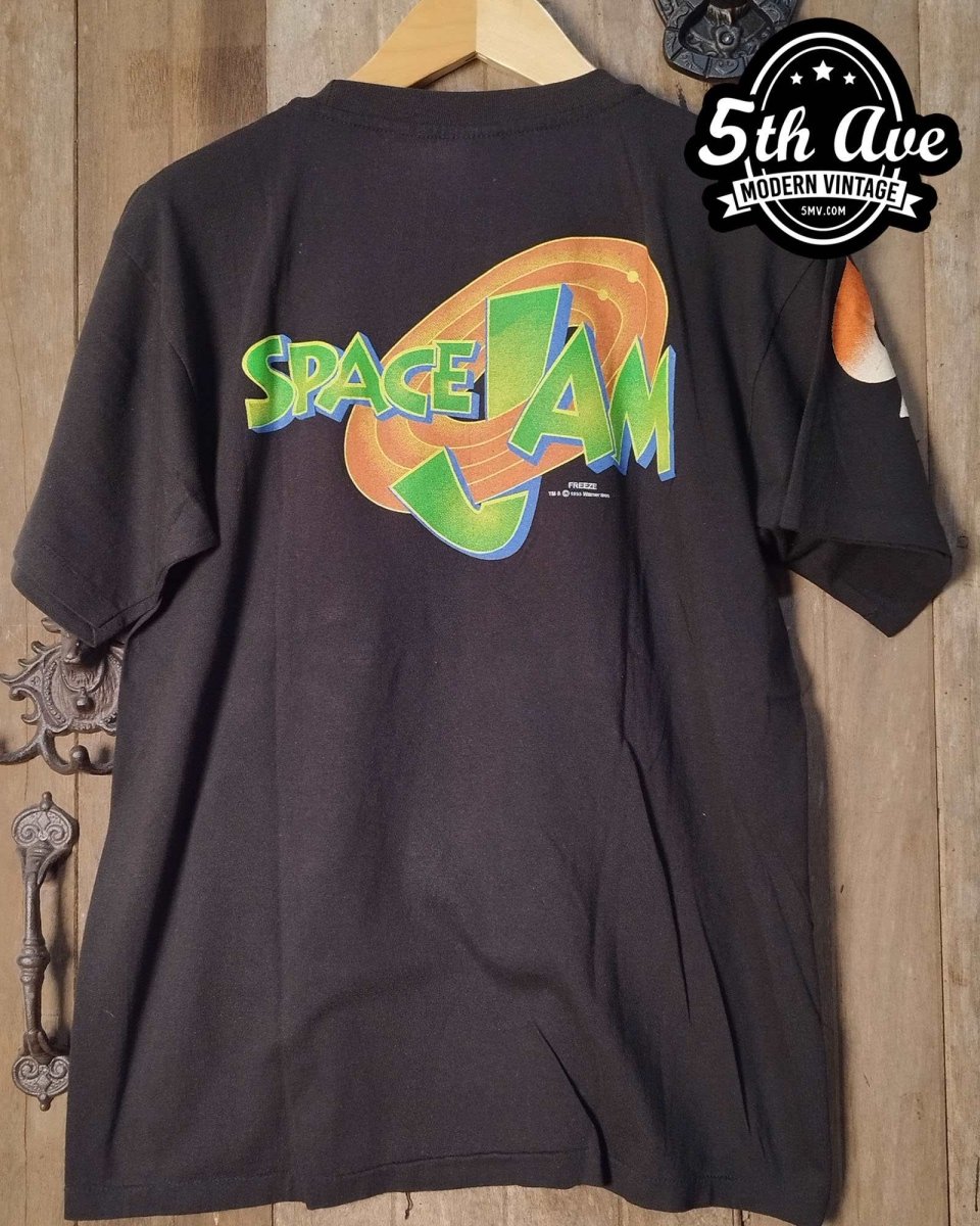 Looney Tunes Space Jam - AOP all over print New Vintage Animation T shirt - Vintage Band Shirts