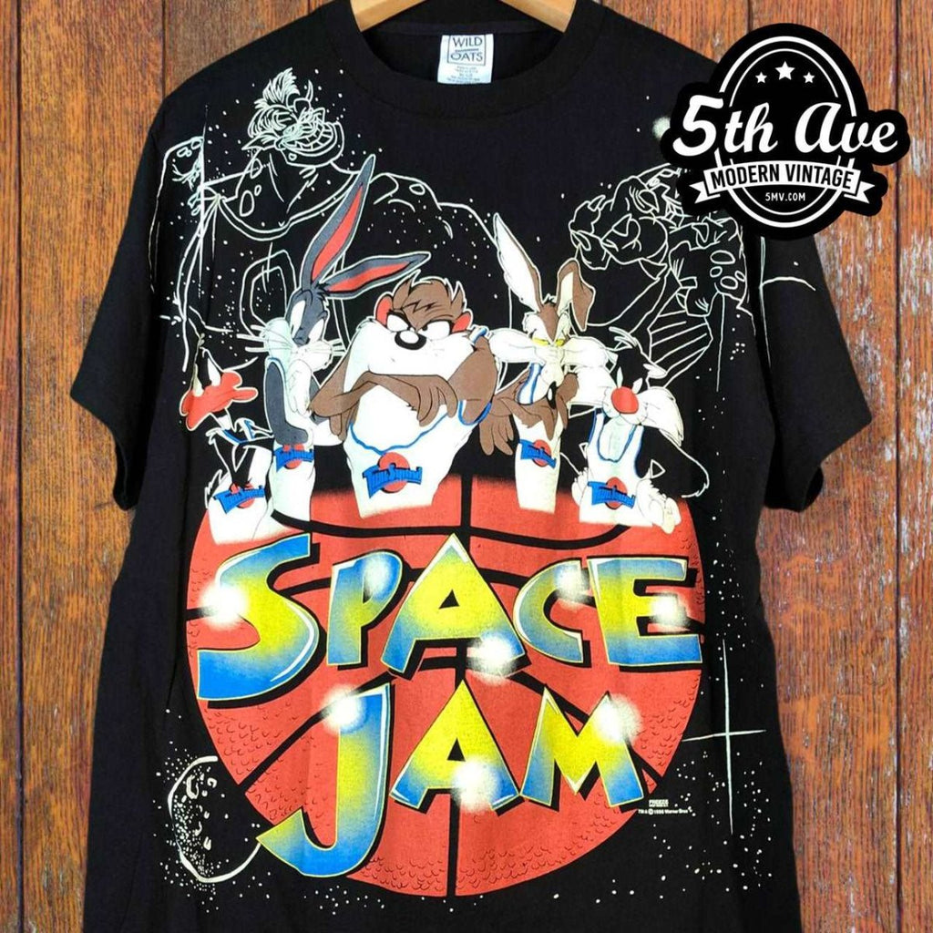 Vintage 1996 Space Jam Michael Jordan Looney hot Tunes Sweatshirt