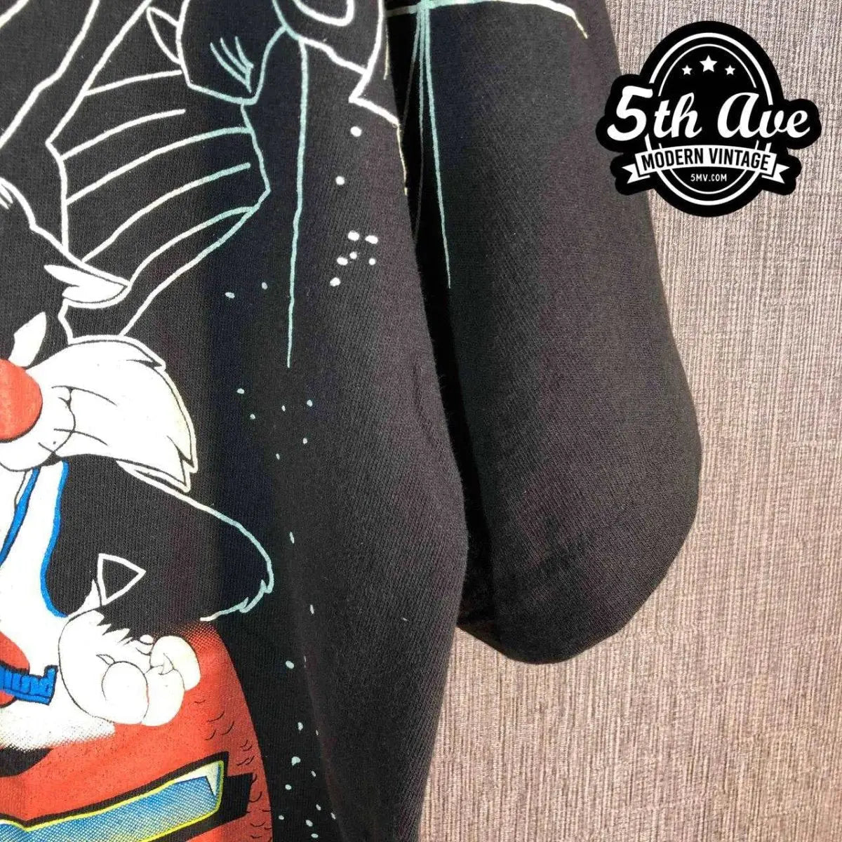 Looney Tunes Space Jam - AOP all over print New Vintage Animation T shirt - Vintage Band Shirts