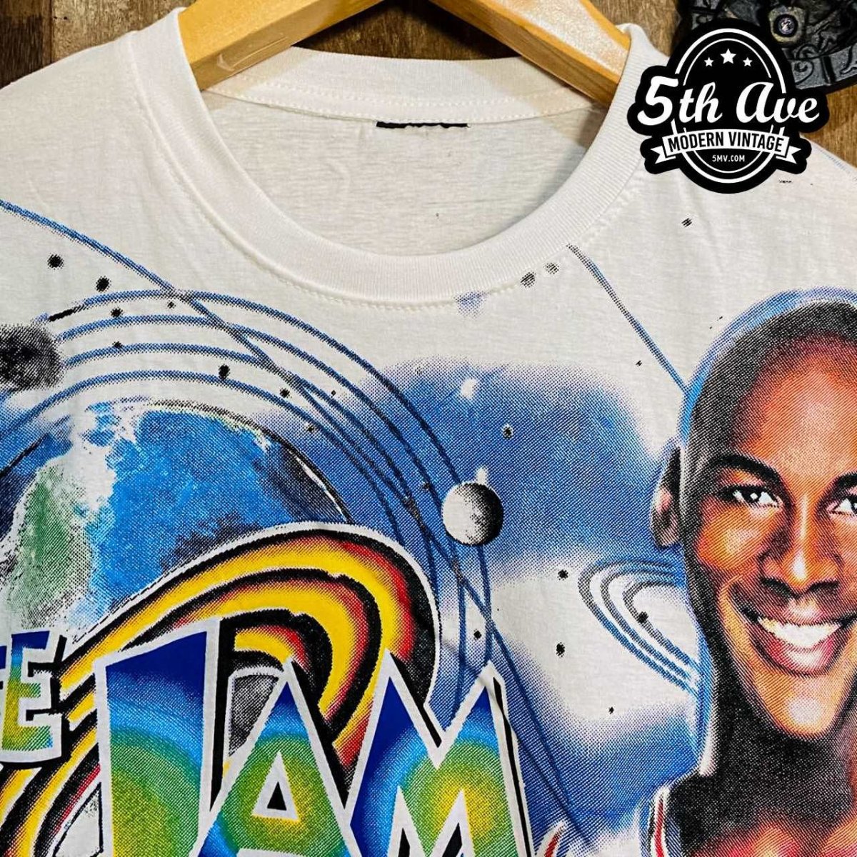 SPACE JAM BOYS MED TEE SHIRT VINTAGE hot ORIGINAL