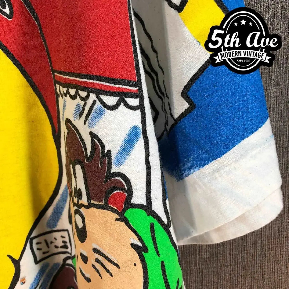 Looney Tunes Squad: Tweety, Taz, and Sylvester on a Single Stitch White t shirt with Giant Tag - Vintage Band Shirts
