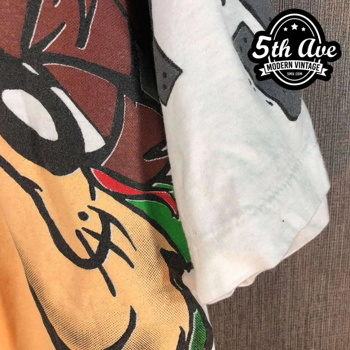 Looney Tunes Taz-Mania Taz Tunes - AOP all over print New Vintage Animation T shirt - Vintage Band Shirts