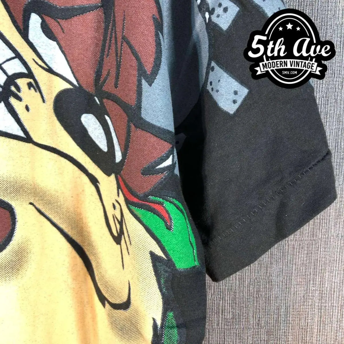 Looney Tunes Taz-Mania Taz Tunes - AOP all over print New Vintage Animation T shirt - Vintage Band Shirts