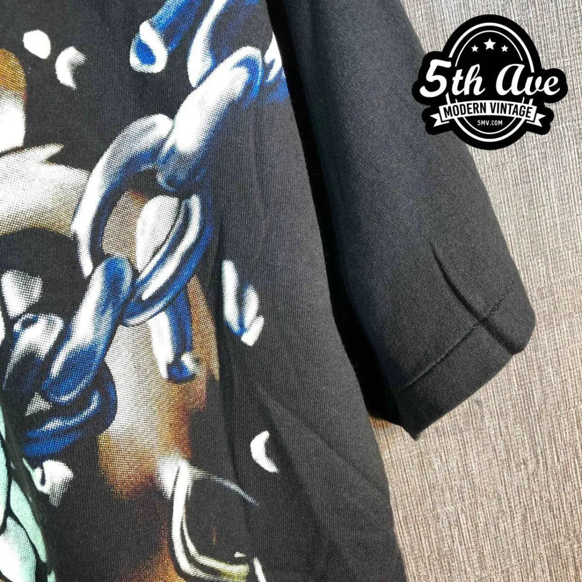 Looney Tunes Taz-Mania Tazmanian Devil - AOP all over print New Vintage Animation T shirt - Vintage Band Shirts