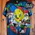 Looney Tunes Tweety Sylvester and Taz-Mania - AOP all over print New Vintage Animation T shirt - Vintage Band Shirts