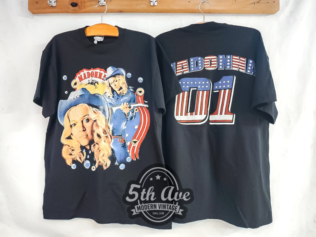 Madonna 'MUSIC' [The eighth studio album] - Vintage Reprint Band T-Shirt - Vintage Band Shirts