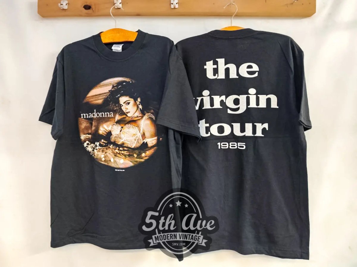 Madonna The Virgin Tour 1985 - New Vintage Band T shirt - Vintage Band Shirts