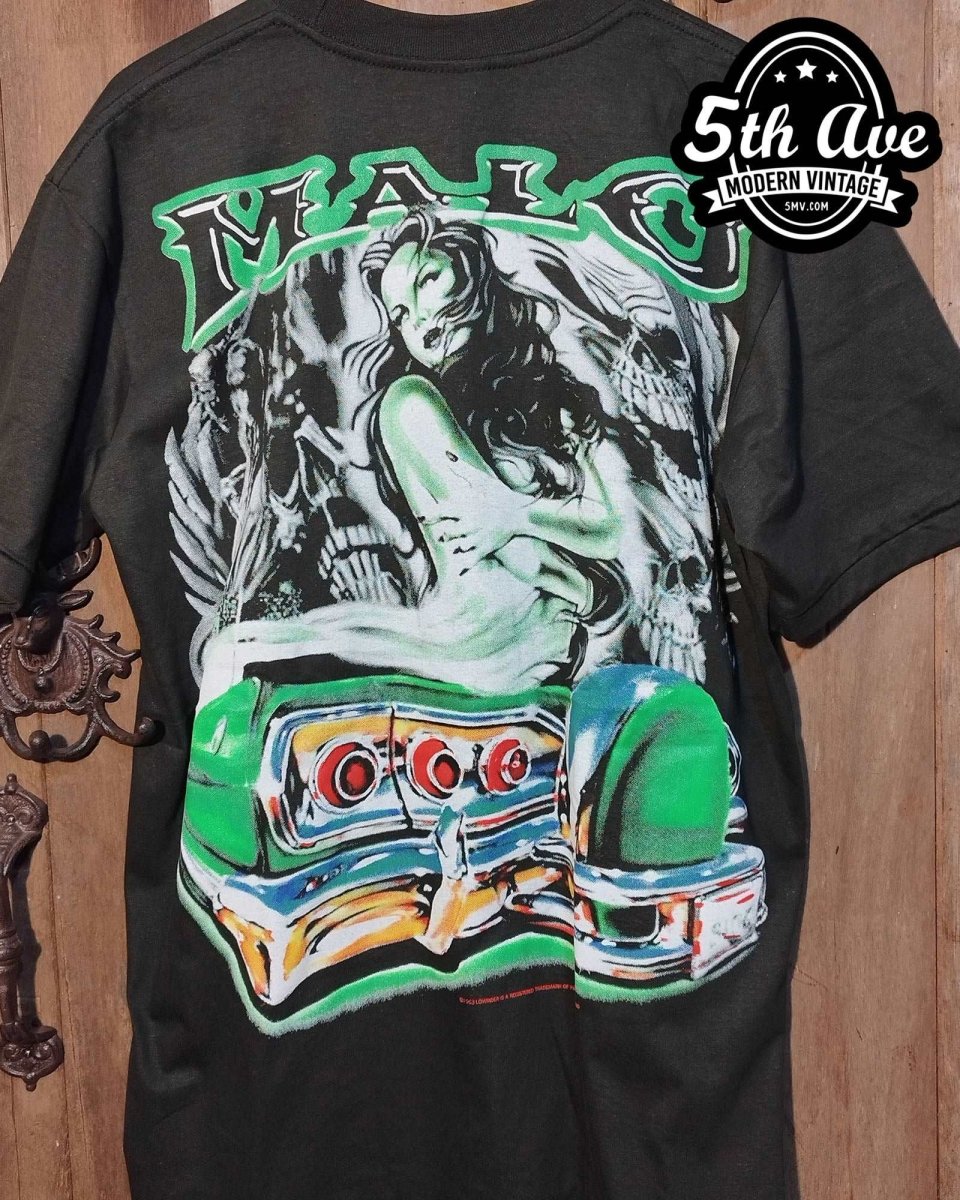 Malo - Rollin hard lowrider low rider car culture t shirt - Vintage Band Shirts