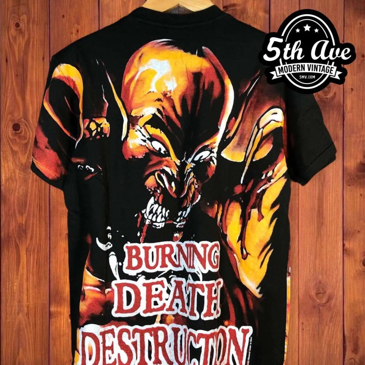 Manowar Hell on Stage - AOP all over print New Vintage Band T 