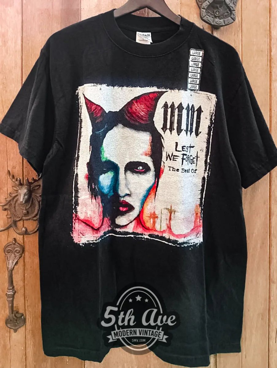 Marilyn Manson Against All Gods American Tour 2004 - New Vintage Band T shirt - Vintage Band Shirts