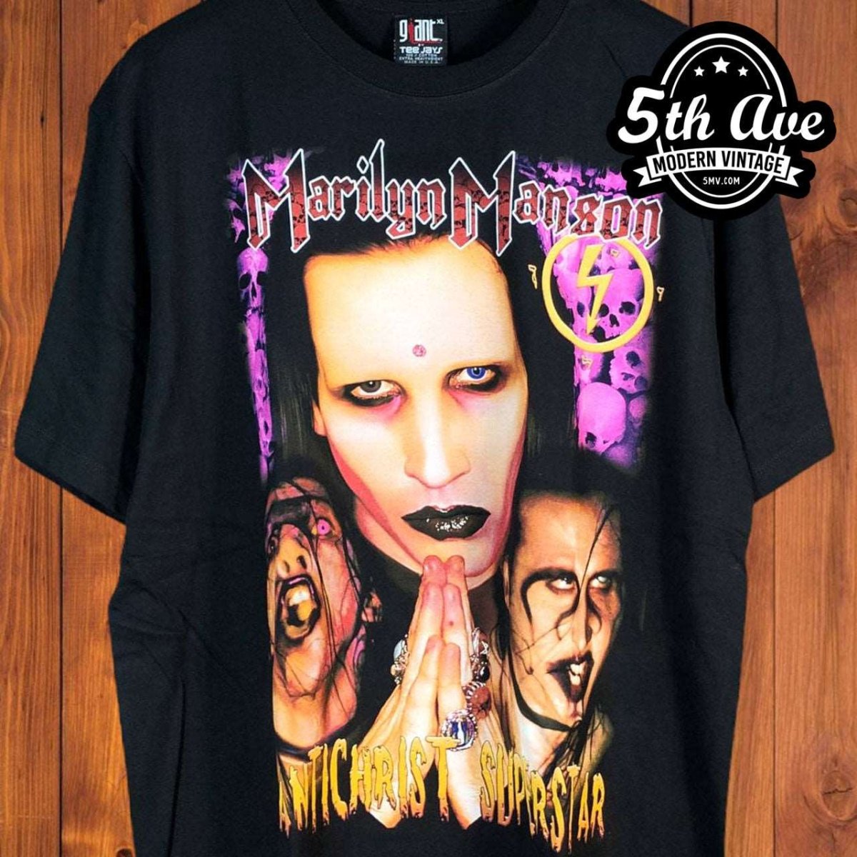 Marilyn Manson Antichrist Superstar - New Vintage Band T shirt - Vintage Band Shirts