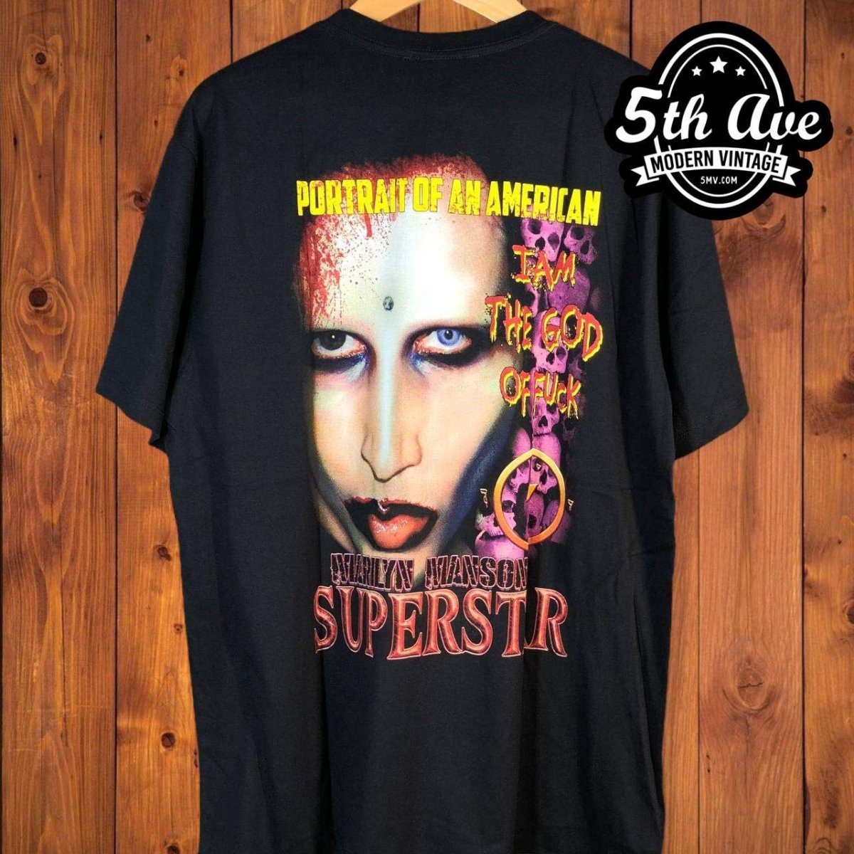 Marilyn Manson Antichrist Superstar - New Vintage Band T shirt - Vintage Band Shirts