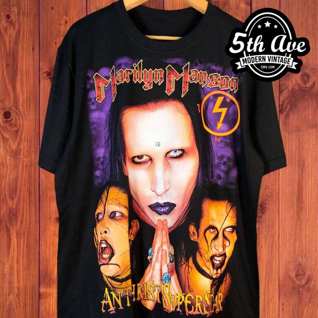 Marilyn Manson Antichrist Superstar - New Vintage Band T shirt - Vintage  Band Shirts