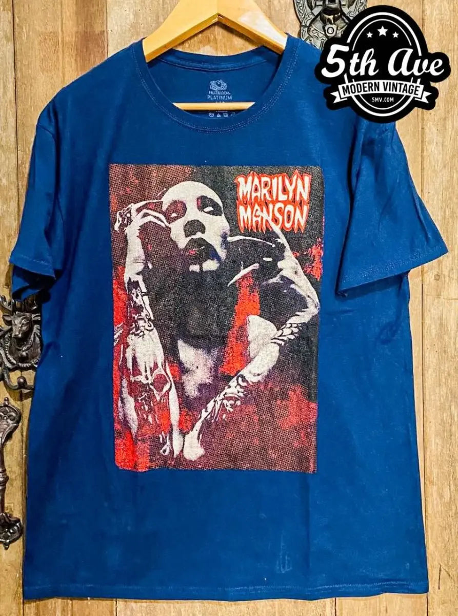 Marilyn bandana Swarovski Long T-shirt black × blue il_1080xN.4732141473_4erb.jpg