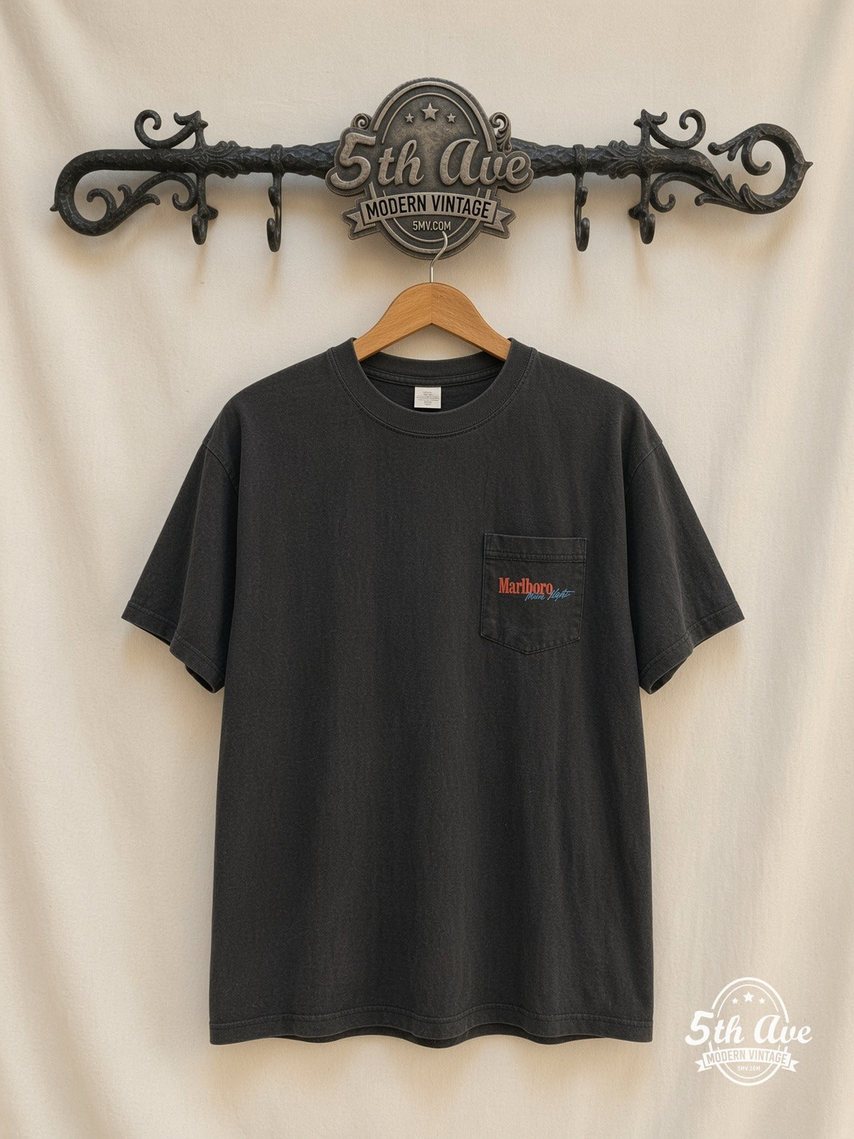 Marlboro Cowboy Pocket vintage t-shirt on rack